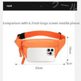 Black Women's Fashion Crossbody Sling Bag Large Capacity Casual Shoulder Bag Waterproof Nylon Waist Pack for Travel Sports
