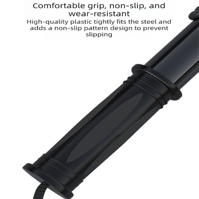 Black Power Twister Bar Upper Body Workout Equipment Chest Expander Arm Strengthener Spring Exerciser for Men Home Gym(50kg)