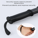 Black Power Twister Bar Upper Body Workout Equipment Chest Expander Arm Strengthener Spring Exerciser for Men Home Gym(60kg)