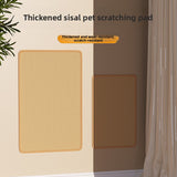 3-PCS Self-Adhesive Sisal Cat Scratching Mat Vertical Wall Mounted Scratcher Board for Furniture Protection(25cm*50cm)