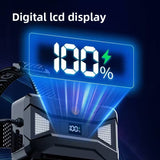 High Power 30W LED Headlamp with White Laser Long Range Zoom Motion Sensor Head Torch for Night Fishing Camping Adventure Australian Outdoor Use(Free with purchase: 3 x 18650 batteries) - Top-Down View