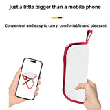 Black Ultra-Compact Portable Folding Stool 120kg Capacity Lightweight Camping Chair for Fishing Hiking and Australian Outdoor Events - Side View