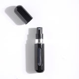 5-Pcs Black 5ml Refillable Perfume Atomizer Portable Bottom Fill Travel Spray Bottle for Fragrance and Aftershave Australian Travel Essential