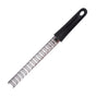 3-PCS Black Stainless Steel Lemon Zester and Cheese Grater 32cm Long Multi-functional Kitchen Grater for Citrus Ginger and Chocolate Australian Home Cooking