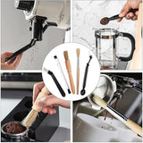 15 Piece Coffee Machine Cleaning Brush Set Barista Kit for Espresso Machines and Grinders Group Head and Steam Wand Cleaner Australian Home Barista Essential - Front View