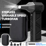 Large 140,000 RPM Cordless Air Duster & Vacuum 4-in-1 with 8000mAh Battery for Australian Homes - Front View