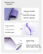 Black Password Log Book with Alphabetical Tabs Internet Address Organizer Small PU Leather Notebook with Owl Design Pen Holder and Inner Pocket Ideal for Home and Office