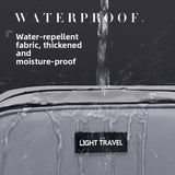 Large Waterproof Men's Toiletry Bag 3-Layer Travel Dopp Kit with Wet Dry Separation Portable Shower Organiser for Gym Business & Holiday Grey - Extra Image