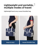 Insulated Lunch Bag Thermal Cooler Tote with Adjustable Shoulder Strap Waterproof Lining for Work School & Picnics Black Small - Extra Image