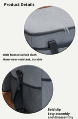 Small Insulated Lunch Bag 10L Cooler Tote Box with Shoulder Strap Leakproof Thermal Meal Prep Carrier for Work School Picnic Navy Blue - Extra Image