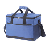 Large 18L Insulated Cooler Bag - Leakproof Thermal Lunch Tote with Shoulder Strap - Heavy Duty Blue Picnic Box for Beach, Camping & Work