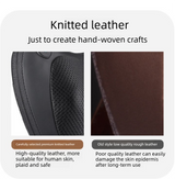 Electric Shiatsu Massage Pillow with Heat - Dual Button Deep Kneading Neck & Back Massager - Adjustable Speed & Direction Car Home Cushion - Brown - Extra Image