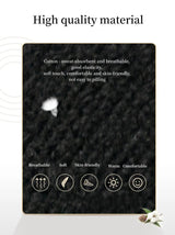 Bluetooth 5.4 Sports Headband Headphones - Wireless Music Sleep Mask for Running & Gym - Sweat Absorbing Washable Cotton Band - Grayish White with Zipper Storage Bag - Rear View