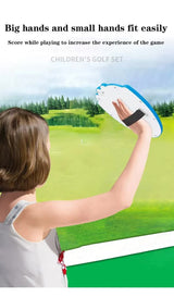 LED Light Up Toss and Catch Game Set - 2 Glowing Blue Paddles & 3 Sticky Softballs - Fun Outdoor Beach & Camping Toy for Kids & Adults - Includes Mesh Storage Bag - Rear View