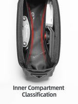 ROCKBROS Hard Shell Bike Top Tube Bag - Waterproof Cycling Frame Pouch with TPU Touchscreen Phone Holder & Sun Visor - 1.7L Large Capacity for MTB & Road Bikes - Black - Extra Image