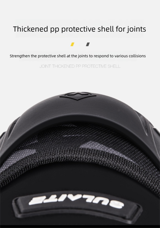 SULAITE Motorcycle Elbow Guards Long Forearm Protectors Grey Hard Shell Armour Quick Release Adjustable for Motocross Dirt Bike