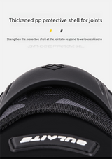 SULAITE Motorcycle Elbow Guards Long Forearm Protectors Grey Hard Shell Armour Quick Release Adjustable for Motocross Dirt Bike - Extra Image