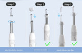 Smart Visual Ear Wax Removal Tool with HD Camera WiFi Wireless Otoscope Ear Cleaner 3.5mm Ultra Slim Lens for iPhone Android Black - Extra Image