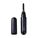 Heated Eyelash Curler Rechargeable Electric Lash Curler with LCD Display 2 Temperature Modes Fast Heating Long Lasting Natural Curl Tool Black