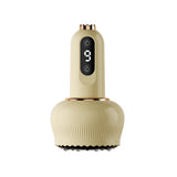 3-in-1 Portable Electric Gua Sha Meridian Cupping Massager Tool With 4 Cupping - 9-Gear Vibration & Soothing Heat Therapy Integrated Red Light Heat & EMS Magnetic Wave