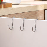3PCS White Retractable Hanging Basket Pulley System & 3PCS Heavy Duty Stainless Steel S-Hooks Combo - Garden Plant Hanger(Max Load 5KG) - Top-Down View