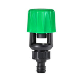 2-Pack Green Universal Nipple Connector for Mixer Taps up to 3.3CM  -  Plastic Leak-Proof Hose Fitting, Kitchen & Garden Tap Adapter