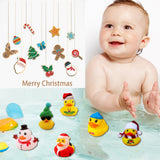 Christmas Rubber Duck Advent Calendar - 24 Days Countdown with Giraffe Themed Mini Duck Toys (Blind Box)