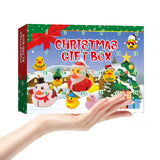 Creative Christmas Rubber Duck Advent Calendar - 24 Unique Festive Mini Duck Bath Toys (Blind Box)
