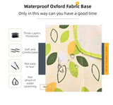 Red and White Plaid Foldable Waterproof & Moisture-Proof Picnic Blanket 150x100CM - 600D Three-Layer Composite Oxford Extra Large Mat for Beach & Camping - 45-Degree Angle