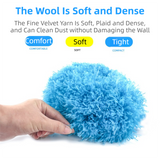 2-Pack Green Telescopic Electrostatic Duster with 360° Hollow Ring Design - Fan Blade Cleaner, High Reach Dust Removal, Multi-Purpose - Top-Down View