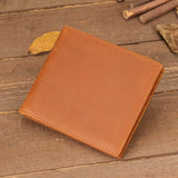 Style 2 Genuine Cowhide Leather Wallet - RFID Protection, VH2104 Mom to Son Gift with To My Son Embossed Message - 45-Degree Angle