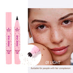 2-Pack #01 Light 2-in-1 Double-Headed Freckle Pen & Eyeliner - Natural & Long-Lasting, Easy Coloring for Sun-Kissed Look