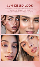 2-Pack #04 Espresso 2-in-1 Double-Headed Freckle Pen & Eyeliner - Natural & Long-Lasting, Easy Coloring for Sun-Kissed Look