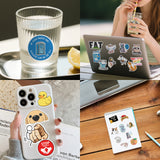 300 Pcs Prank Meme Graffiti Stickers Pack - Waterproof PVC Personalized Decals for Laptop, Luggage, Water Bottle DIY Decoration - Front View