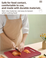 Black Aluminum Alloy Fast Thawing Dual-Sided Cutting Board(36.5x25CM) - Multifunctional Kitchen Tool with Garlic Grinder and Knife Sharpener - Rear View
