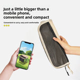 Black Foldable Compact Handbag With Stool -  Ultralight Travel Seat with Storage Pockets for Fishing, Hiking & Outdoor Activities - Top-Down View