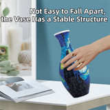 160 PCS Pop Art 3D Puzzle Vase - DIY Interlocking Flower Vase Kit, Home Decorative and Toy Gift for Mom