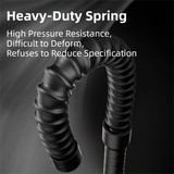 1-Pair Black Cordless Battle Ropes for Strength and Conditioning Training - Professional Muscle Power Workout System - Front View