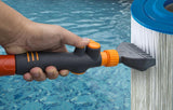 2-Pack Handheld High-Power Jet Water Sprayer for Pool and Spa Cartridge Filter Cleaning - Hydro-Powered Scrubber Tool