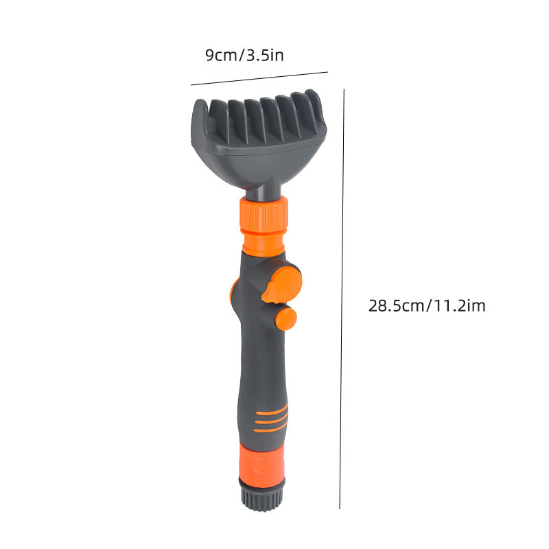 Handheld Pool Filter Cartridge Cleaning Brush - Essential Cleaning Accessory for Swimming Pools and Spas (Durable Plastic)