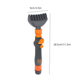 Handheld Pool Filter Cartridge Cleaning Brush - Essential Cleaning Accessory for Swimming Pools and Spas (Durable Plastic) - 45-Degree Angle