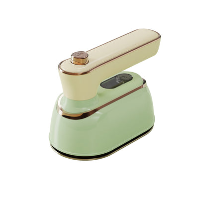 Green Foldable Handheld Garment Steamer & Portable Steam Iron - 15g/min & 70ML Travel Steamer for Apartment Living and Holiday Trips