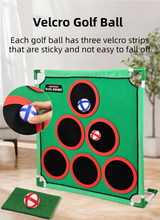 Indoor/Outdoor Golf Hitting Target Game Mat with Stand & Storage Bag - Family Fun Interactive Sports Toy and Practice Aid - 45-Degree Angle