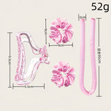 12-Piece Heatless Hair Curler Set for Damage-Free Curls & Comfortable Sleep - Soft Sponge Sleep-In Rollers for DIY Styling (Purple) - Front View