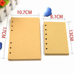 2-Pack A6 Nautical Vintage PU Leather Student Notebook - Pirate Style Strapped Diary with 150 Pages of Refillable Kraft Paper(Brown)