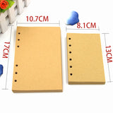 2-Pack A7 Nautical Vintage PU Leather Student Notebook - Pirate Style Strapped Diary with 150 Pages of Refillable Kraft Paper(Coffee Brown)