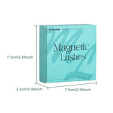 3-Set of 3D Magnetic Eyelash & Applicator (ZP01 4-Piece/Set) - Reusable, Glue-Free, Professional Makeup Tool, Alcohol-Free & Odorless