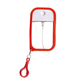 3-Pack Ultra-Slim 50ml Card-Style Travel Spray Bottle with Red Silicone Sleeve - Portable ABS/PETG Refillable Hydration Sprayer