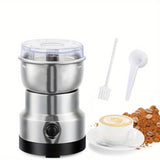 Compact Electric Grinder and Pulverizer - Multi-Functional Ultra-Fine Kitchen Mill for Nut, Grains, Spices, Coffee Beans