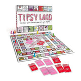 Tipsy Land Party Card & Board Set - Premium Drinking Game and Hilarious Social Icebreaker for Parties & Game - Top-Down View